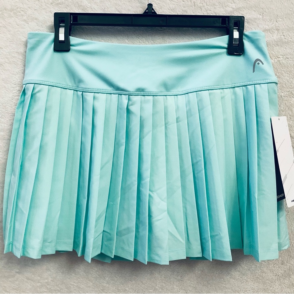 NWT HEAD Aqua Pleated Dry-Motion Teammate Skort | Woman Large | HEW212SD05054